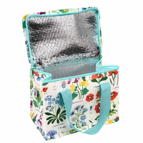 Kjølebag / matpakkebag med villblomster