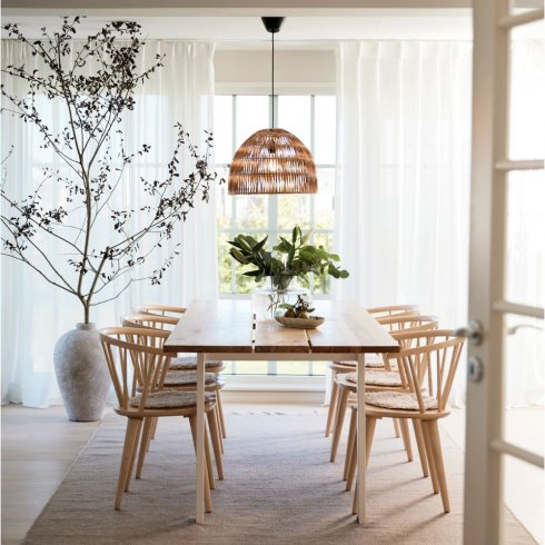Lace taklampe Natur – Pr Home