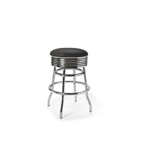 Diner barstol vintage 66 cm utan rygg navy