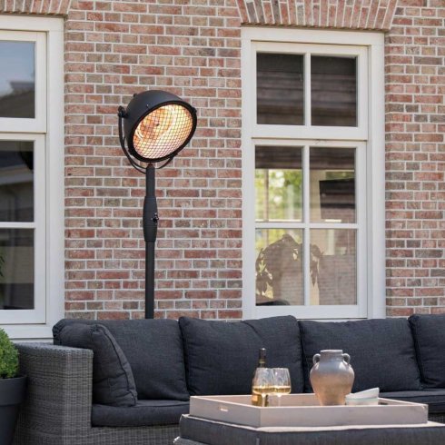 Indus stående terrassevarmer Sunred