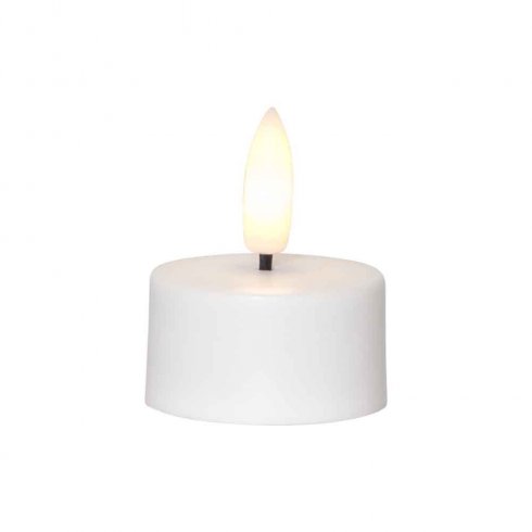LED-oppladbare stearinlys, 6-pakning