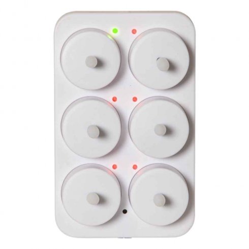 LED-oppladbare stearinlys, 6-pakning