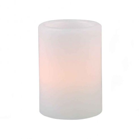 LED-stearinlys, hvitt