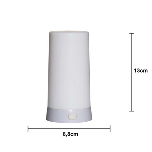 Oppladbare LED-lys med USB og lader, 5 sett