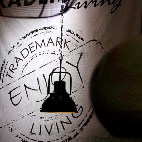 Taklampe Liam, svart