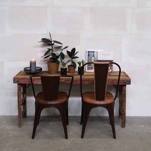 Spisestol «Living Rost» med skinn fra Trademark Living