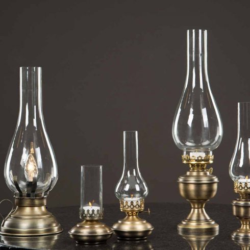 Lampe, El Antik, messing