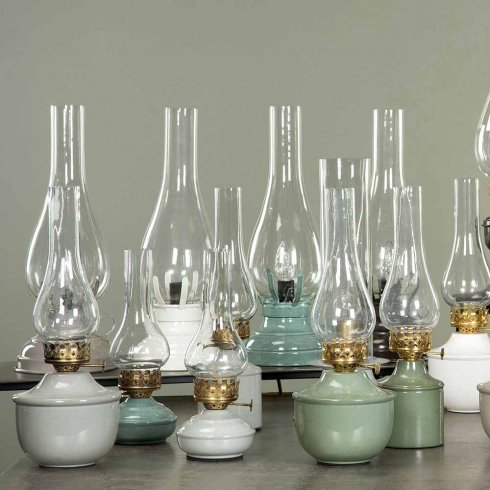 Lysestake for varmelys, emalje, Iris Rusty