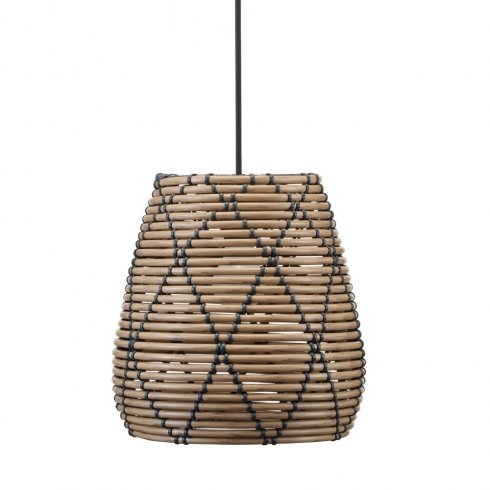 Lollo lampeskjerm Outdoor Natur Svart – Pr Home