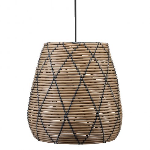 Lollo lampeskjerm Outdoor Natur Svart – Pr Home