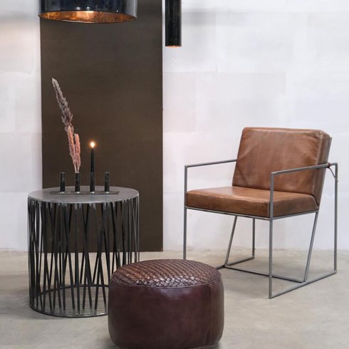 Moore skinn-lenestol fra Trademark Living