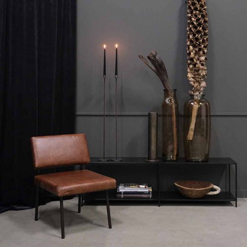 Lær-loungestol Craig Trademark Living