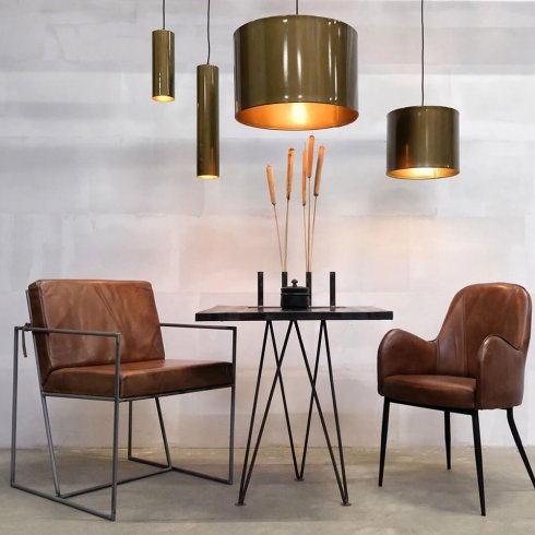 Moore skinn-lenestol fra Trademark Living