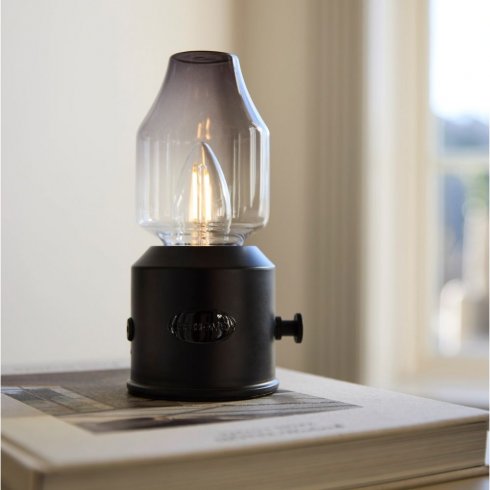 Lystra-lampe IP44, oppladbar, smoky – Pr Home