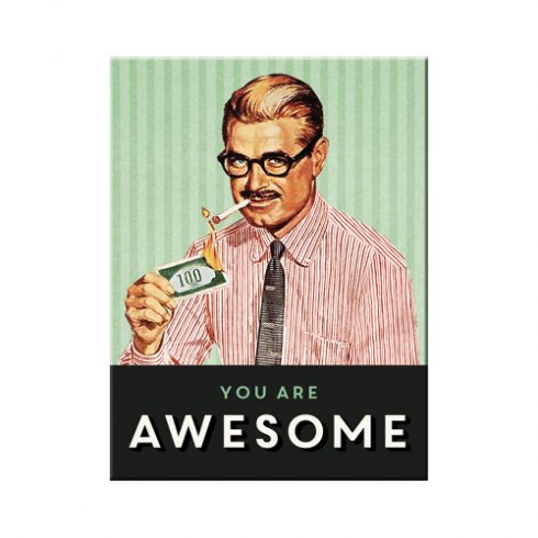 Magnet – du er fantastisk 6 x 8 cm