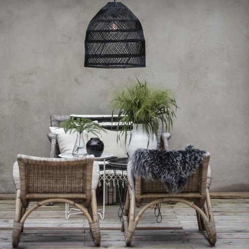 Maja parasoll, svart rotting, utendørs, 36 cm – Pr Home