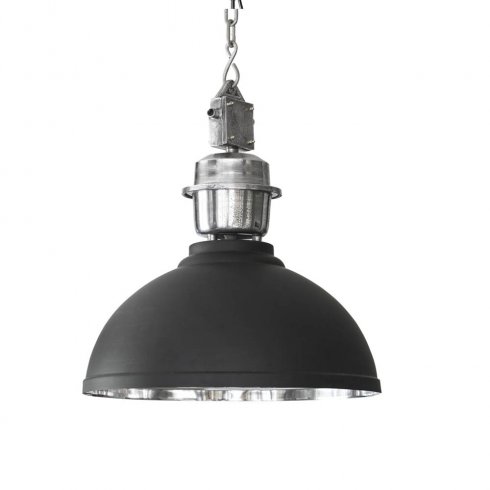 Manchester taklampe, svart/sølv, 35 cm – Pr Home