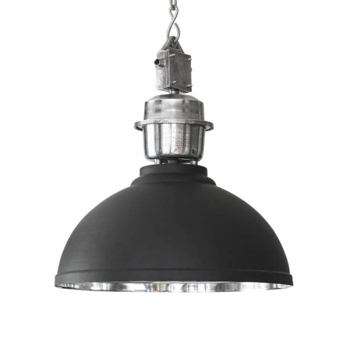 Manchester taklampe, svart/sølv, 52 cm – Pr Home