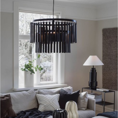 Marlow taklampe, svart, 45 cm – Pr Home