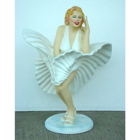 Marilyn Monroe-statue i positur, 80 cm