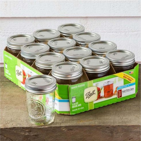 Mason Jar – Half pint 0,24 liter – Standard åpning