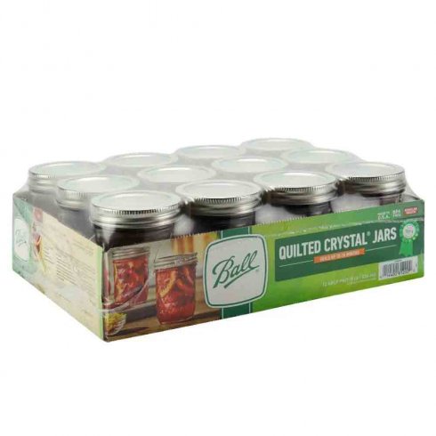 Quilted Mason Jar – Half pint 0,24 liter – Vanlig åpning