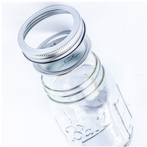 Mason-krukke – Quart 0,9 liter – bred åpning