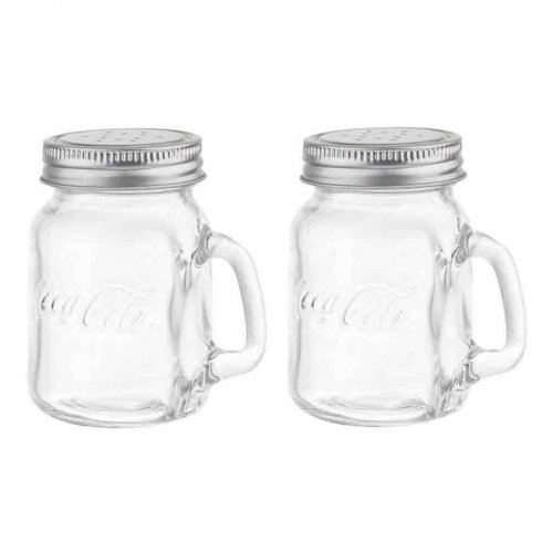 Coca-Cola salt- og pepper-masonflasker / 2 stk.