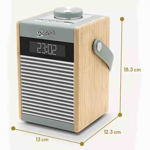 Retroradio Rambler Midi blå/grå – Roberts Radio