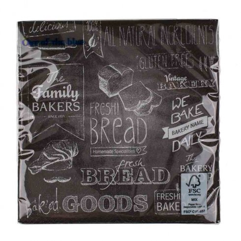 Servietter fra Urban Bakery, 33 x 33 cm