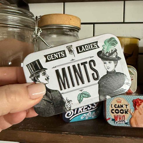 Pillerask Gents & Ladies – XL med mintpastiller