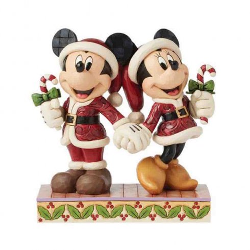 Disney-figurer: Musse og Mimmi med godteri