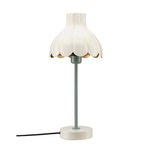 Wera bordslampa offwhite/grön 47cm