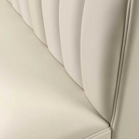 Diner-sittebås – retro-sofa, endeelement 70 cm