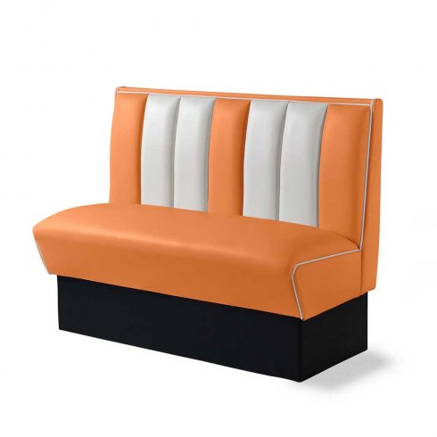 Diner-sitteboks – retro-sofa 120 cm / stk.