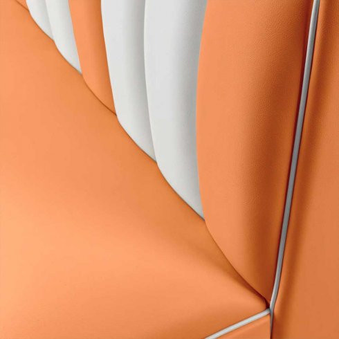 Diner-sitteboks – retro-sofa 120 cm / stk.