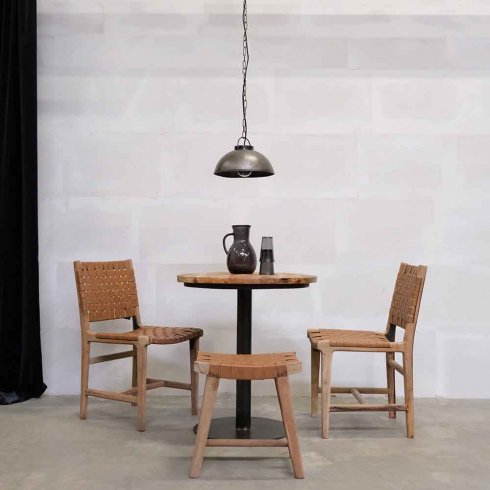 Pall med skinnsete fra Trademark Living