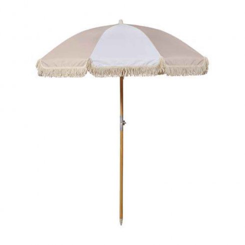 Parasoll Valletta med stativ og bærepose – beige