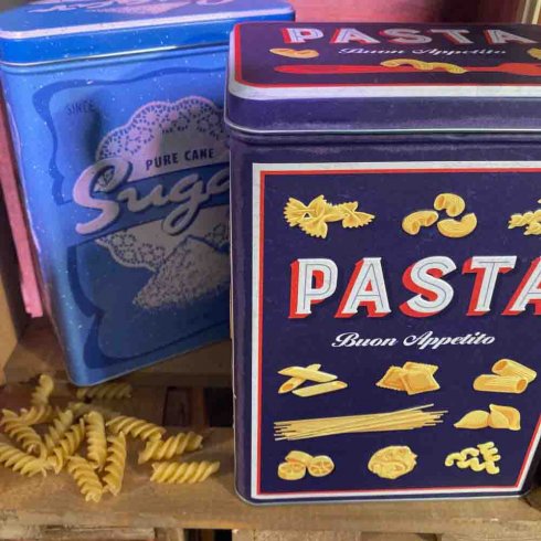 Pastaboks i retrostil, Pasta Variety, 3 liter