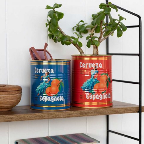 Krukke / blikkboks, 2-pakning Cerveza Española