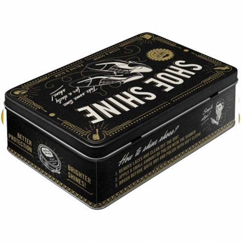 Flat metallboks «Shoe shine»