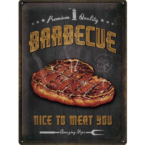 Plateskilt «Barbeque» 30 x 40 cm