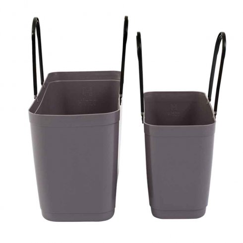 Hinza stor veske i fargen Plommon – Green Plastic