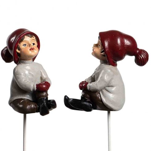 Pyssling-pinner, 2-pakning, 5 cm