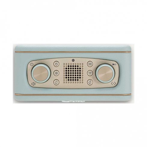 Retro klokkeradio REST Blå/Grå Roberts Radio