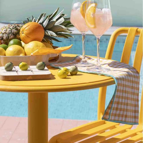 Ravello-bord, Ø 60 cm, gult