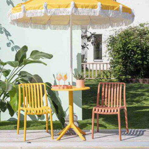 Ravello lenestol uten armlener, rustfarget