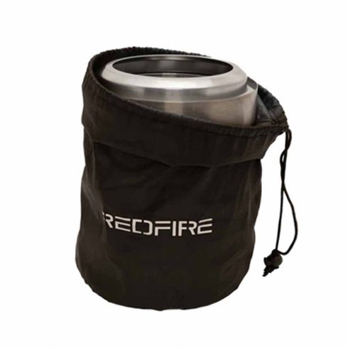 Volcano peis, bordmodell Small, rustfritt stål, RedFire