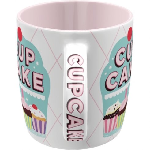 Retro-krus med cupcake-motiv