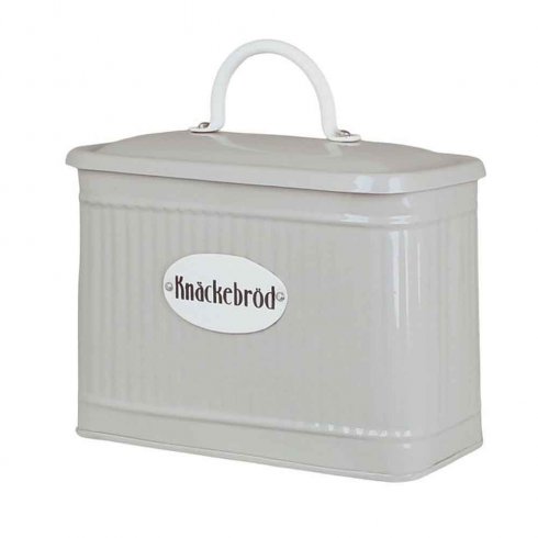 Retro knäckebrødskasse – Beige